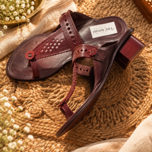 Brown block heels - Leather