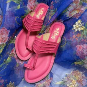 Rani Pink Kolhapuris- Flats